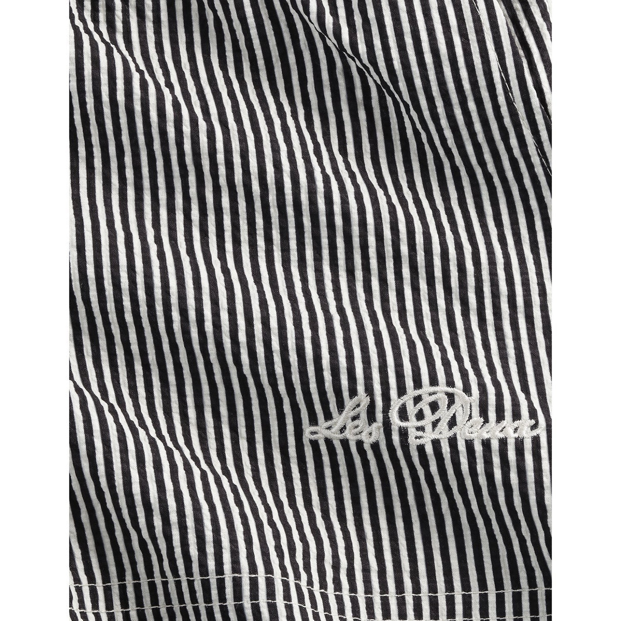 Les Deux Kids Black Stan Stripe Swim Shorts