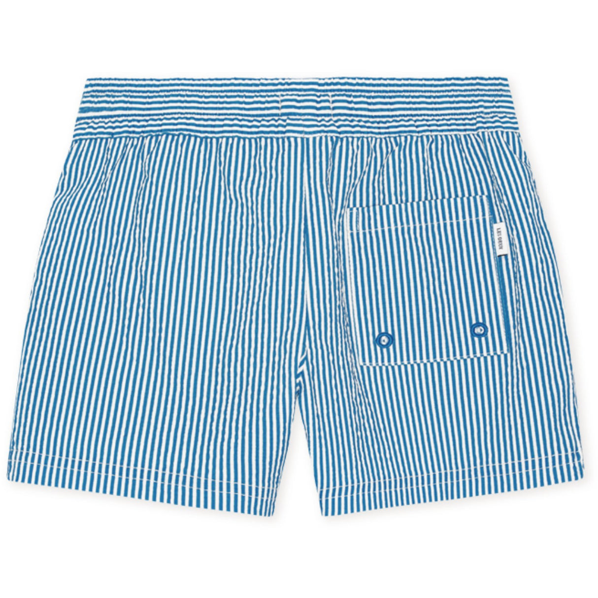Les Deux Kids Palace Blue Stan Stripe Swim Shorts