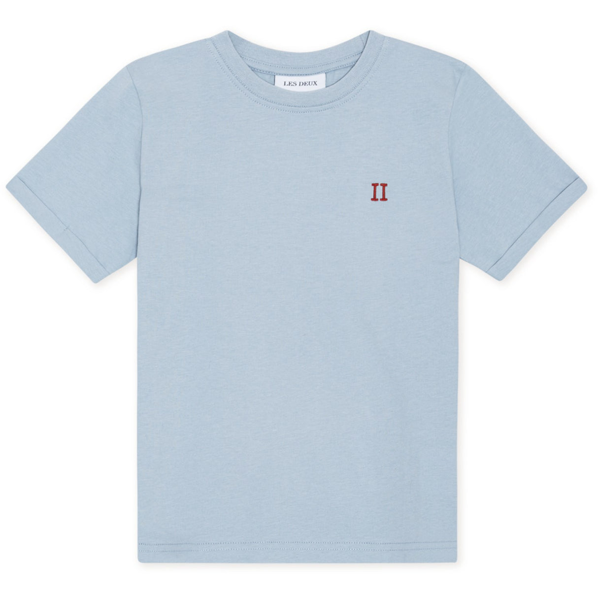 Les Deux Kids Blue Fog Norregaard Contrast T-Shirt