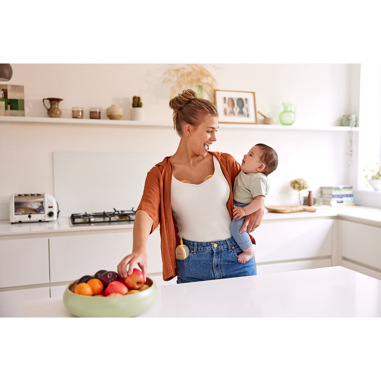 medela Freestyle Hands-Free Dobbelt Elektrisk Brystpumpe