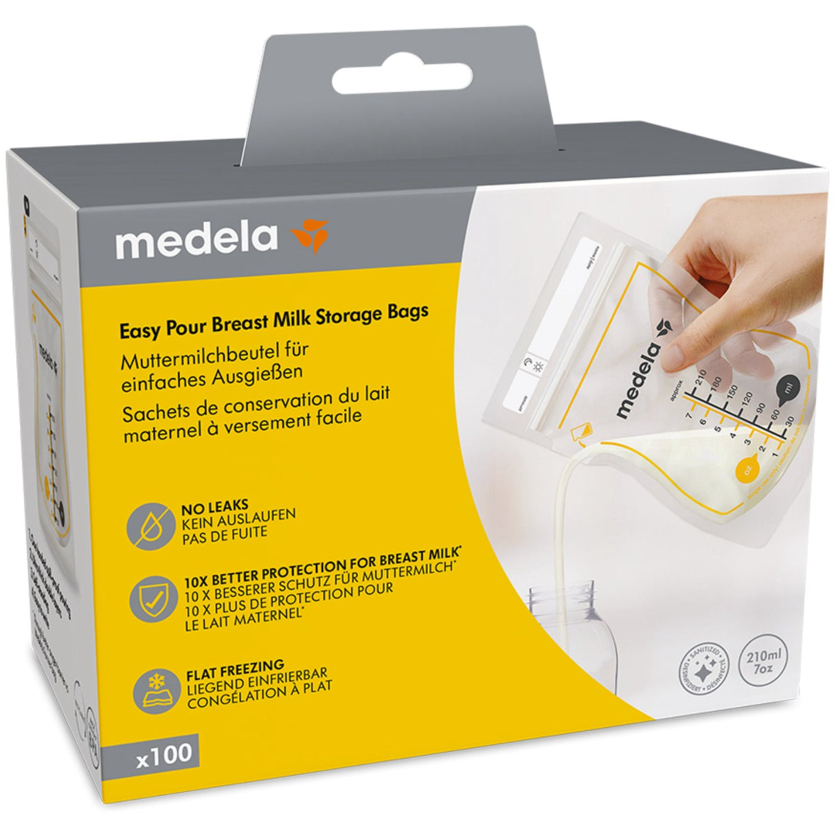 medela Easy Pour Opbevaringsposer Til Brystmælk