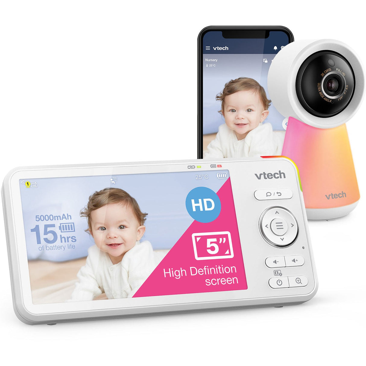 Vtech Hvid Video & WIFI RM5756H