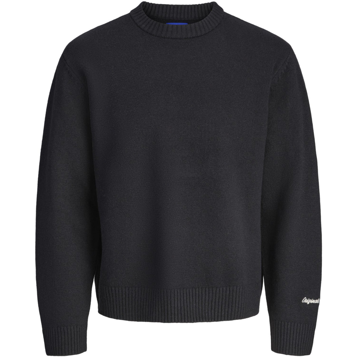 Jack & Jones Junior Black Jornorrebro Strik Crew Neck Sn Jnr