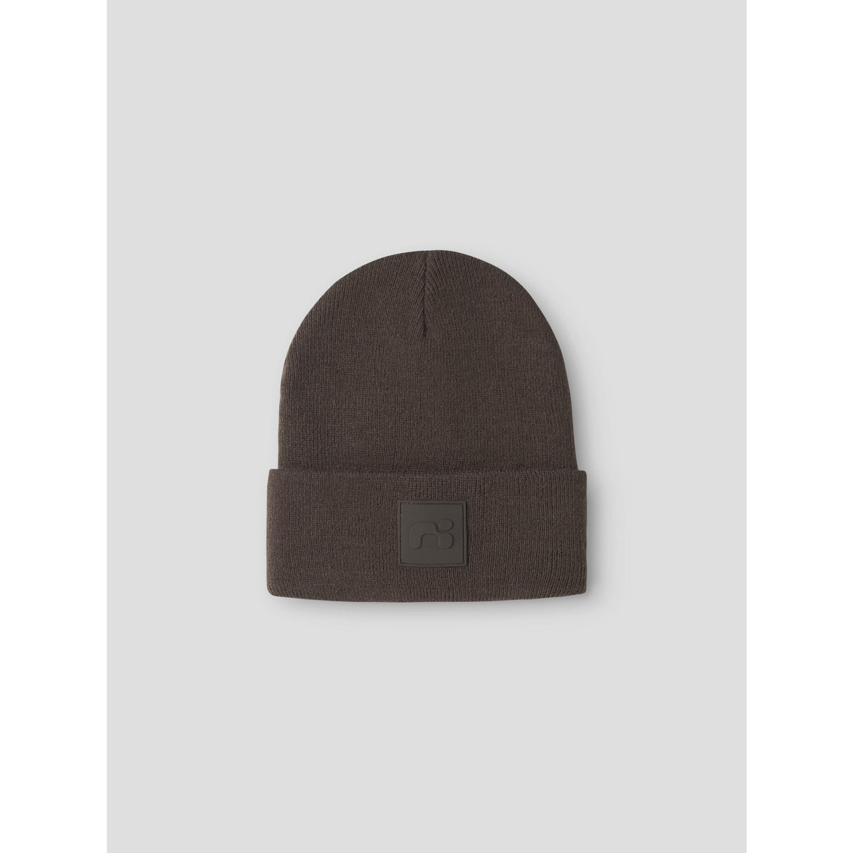 Name It Seal Brown Nknmalik Strik Beanie Badge1