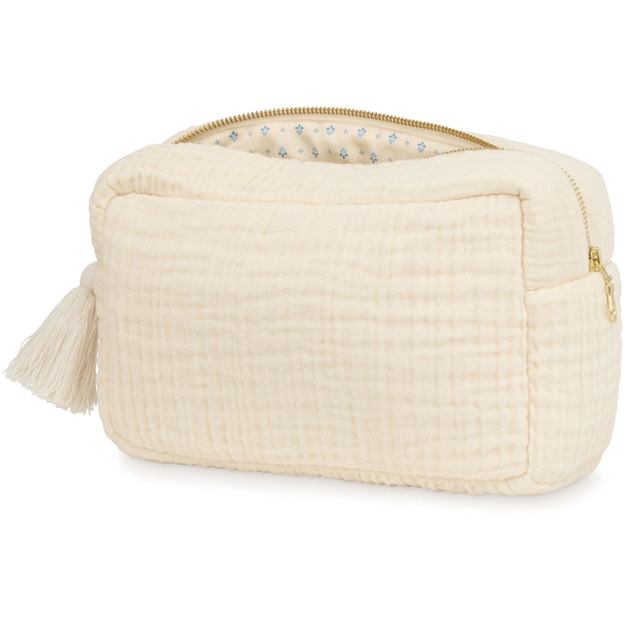 Cam Cam Copenhagen Anique White Capri Muslin Toiletry Taske