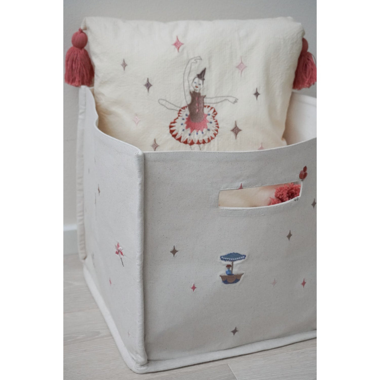 Cam Cam Copenhagen Carousel Canvas Opbevaring Kurv