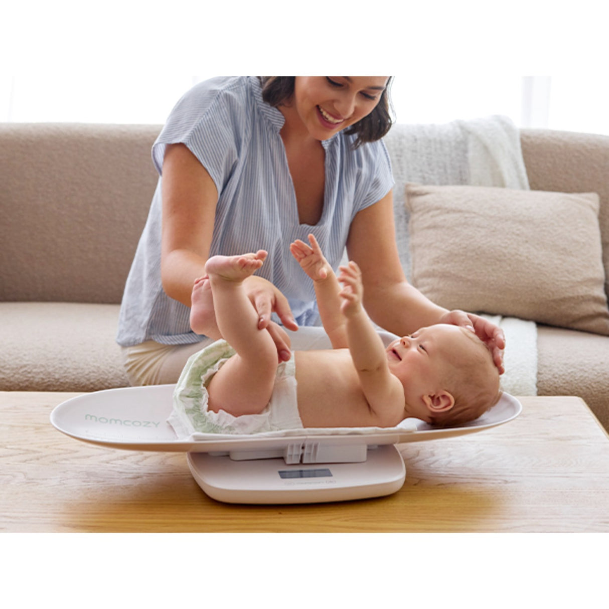 Momcozy Multi-Function Baby Vægt - Vægt- og Højdemåler