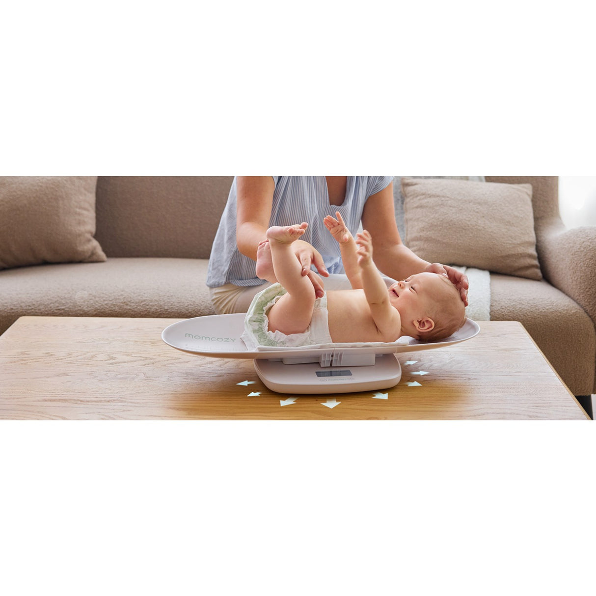 Momcozy Multi-Function Baby Vægt - Vægt- og Højdemåler