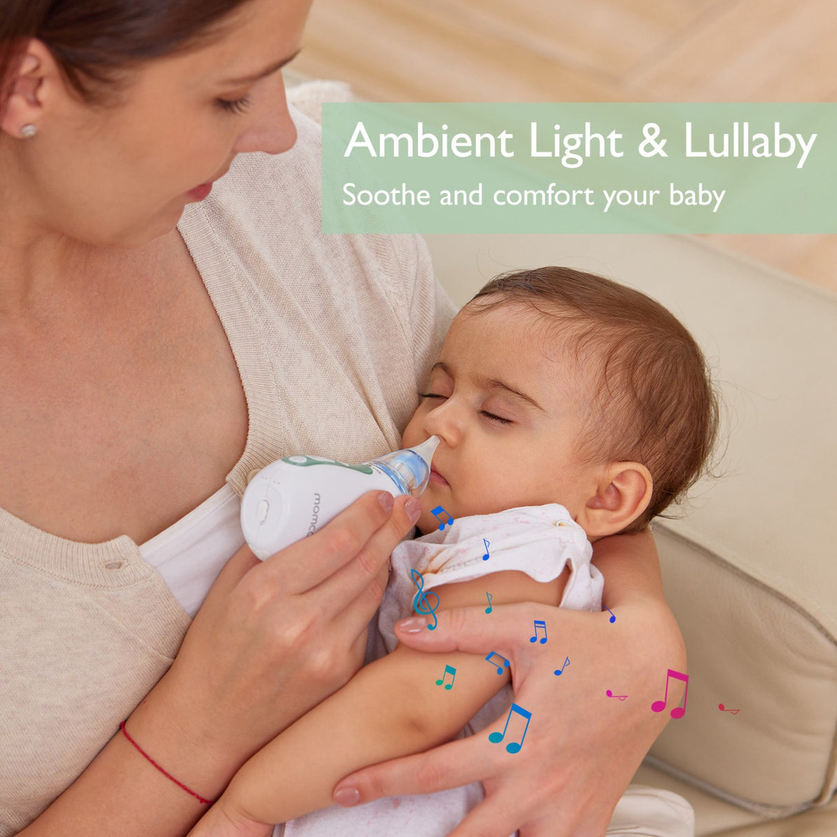 Momcozy Baby Nasal Aspirator- Lang Batteri Levetid