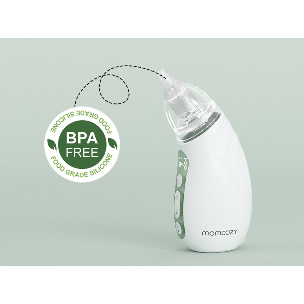 Momcozy Baby Nasal Aspirator- Lang Batteri Levetid