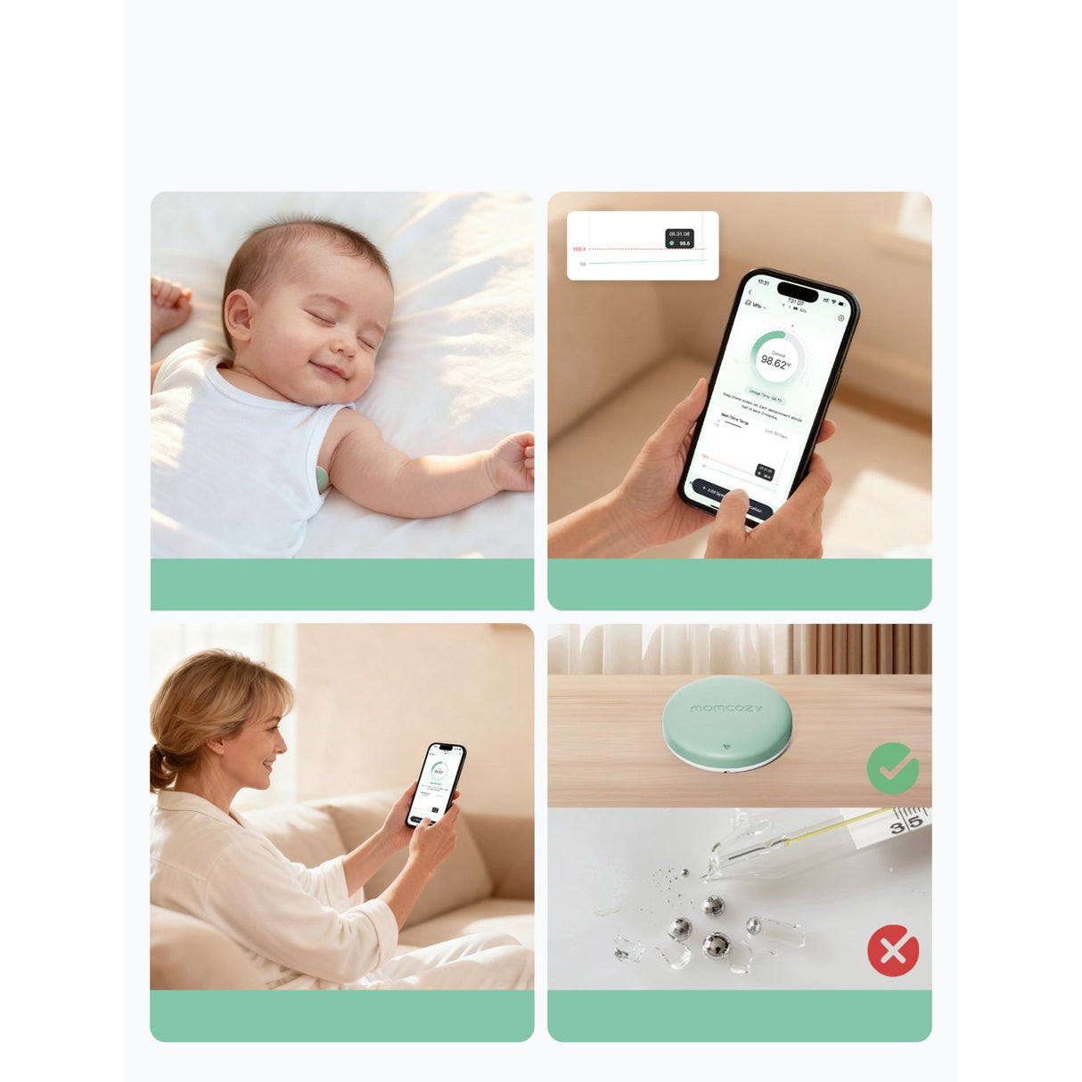 Momcozy Smart Baby Termometer