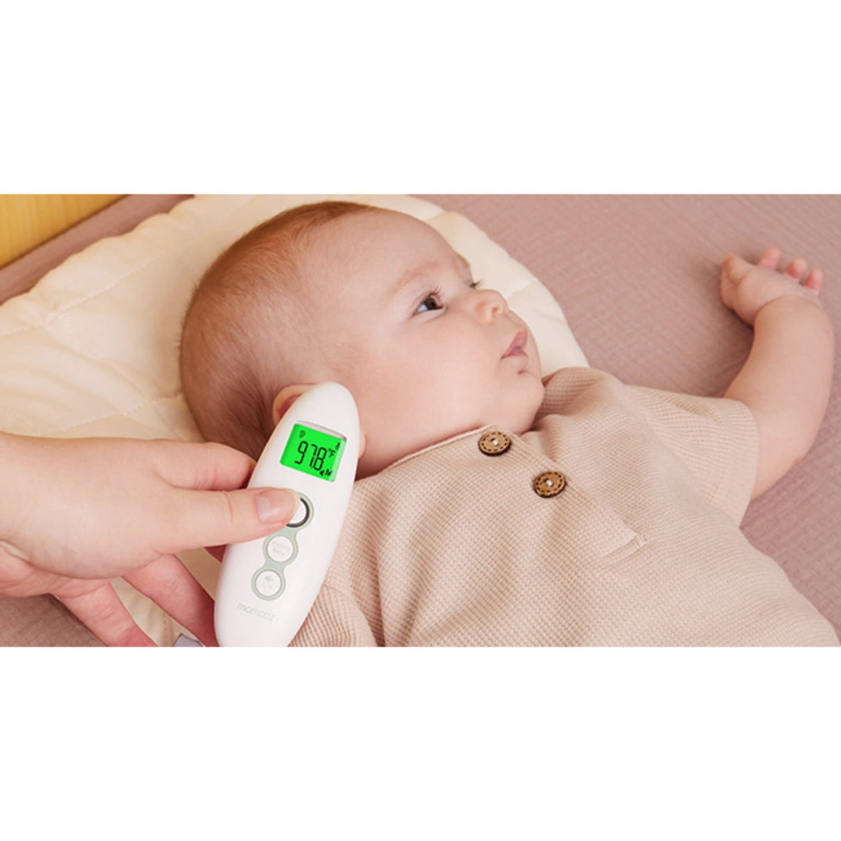 Momcozy Non-Contact Pande og Øre Termometer