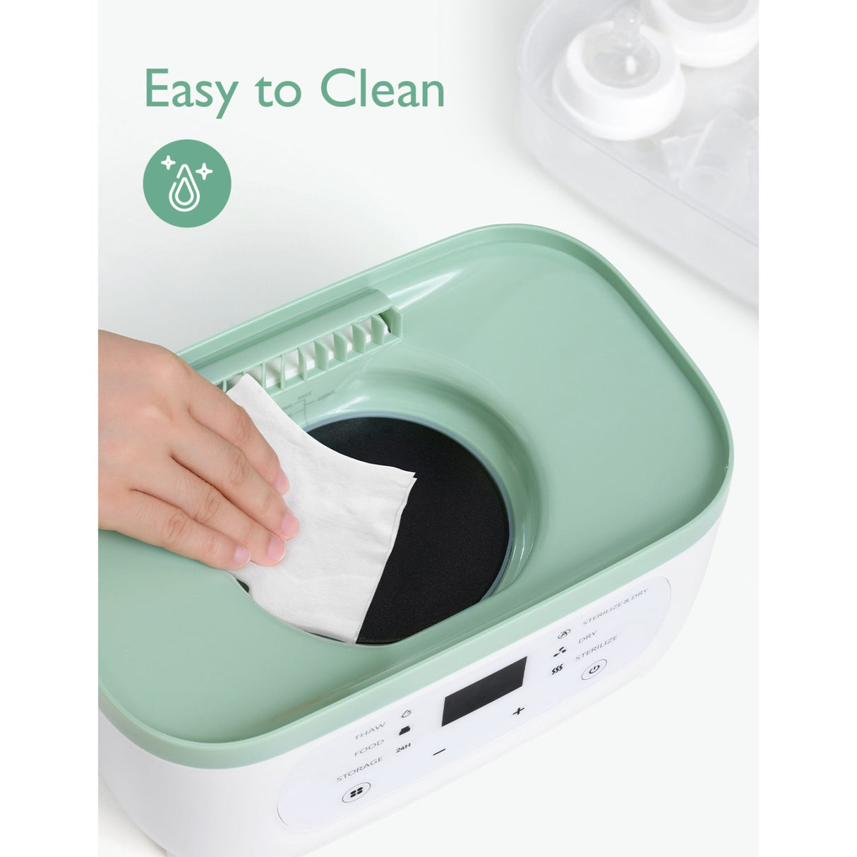 Momcozy 8-in-1 Elektrisk Damp Baby Flaske Sterilisator