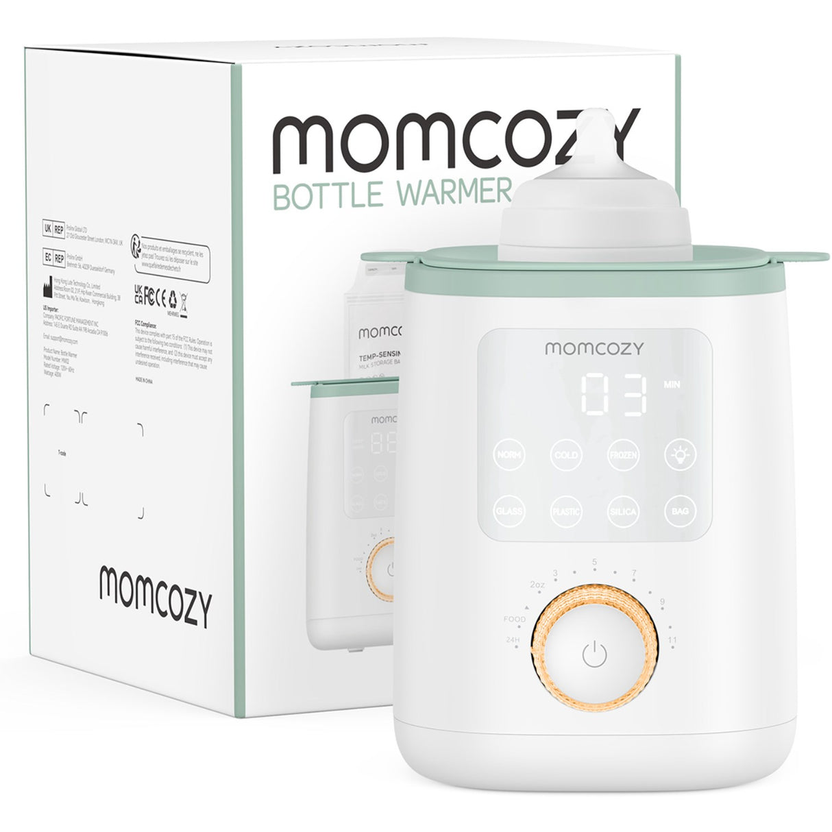 Momcozy MW02 Nutri Smart Analog Baby Flaskevarmer