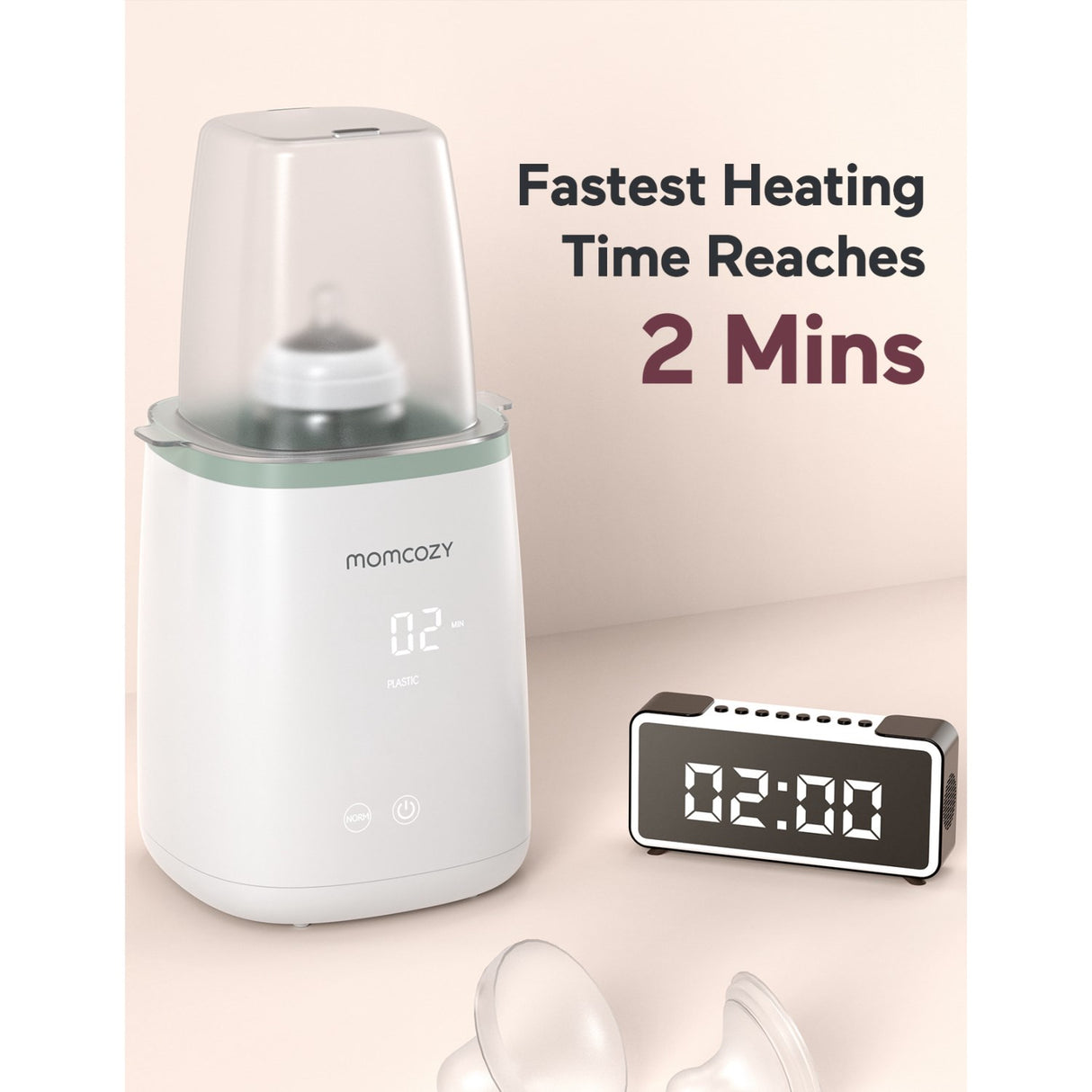 Momcozy MW01 6-in-1 Fast Baby Flaskevarmer