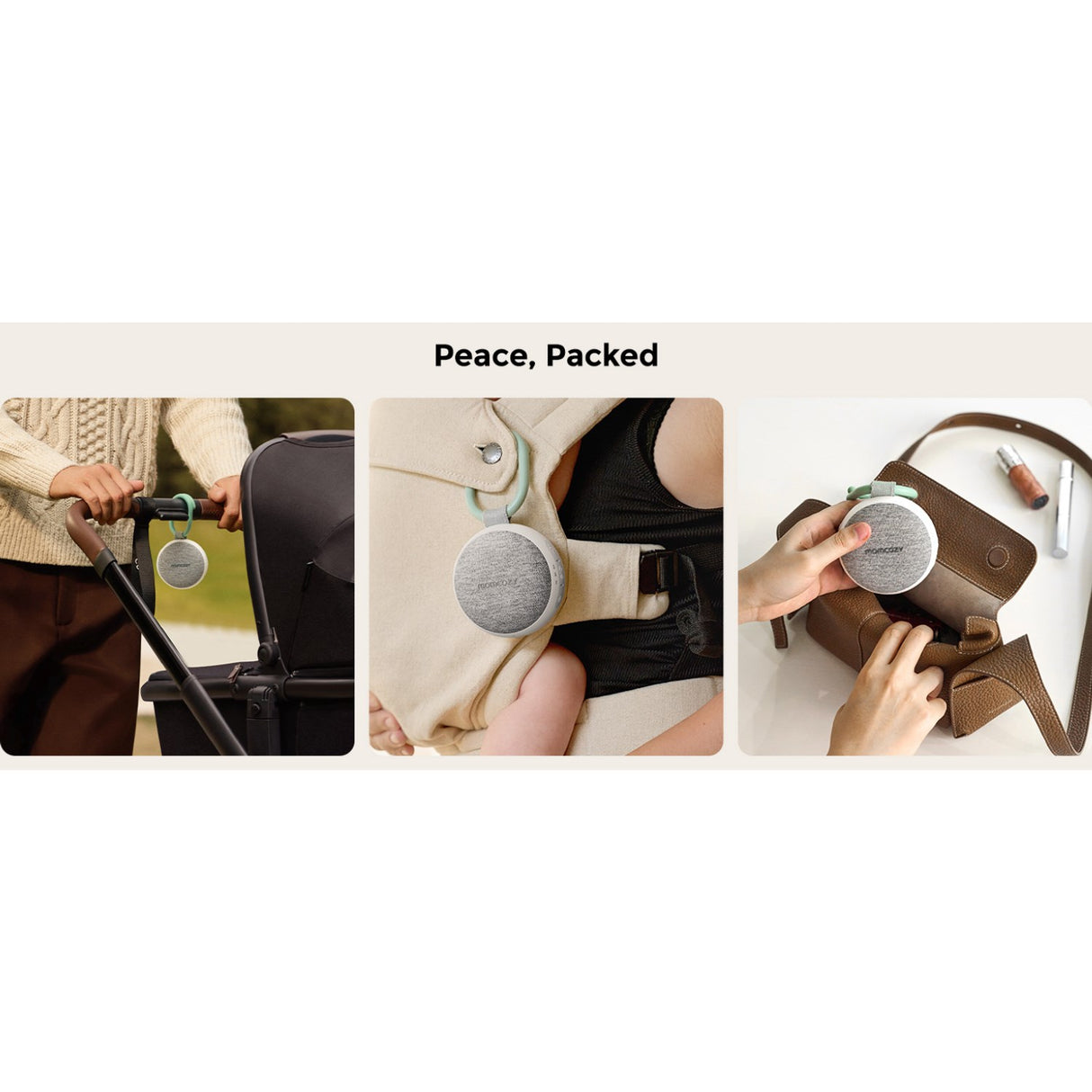 Momcozy Portable Sound Maskine Med Natlys