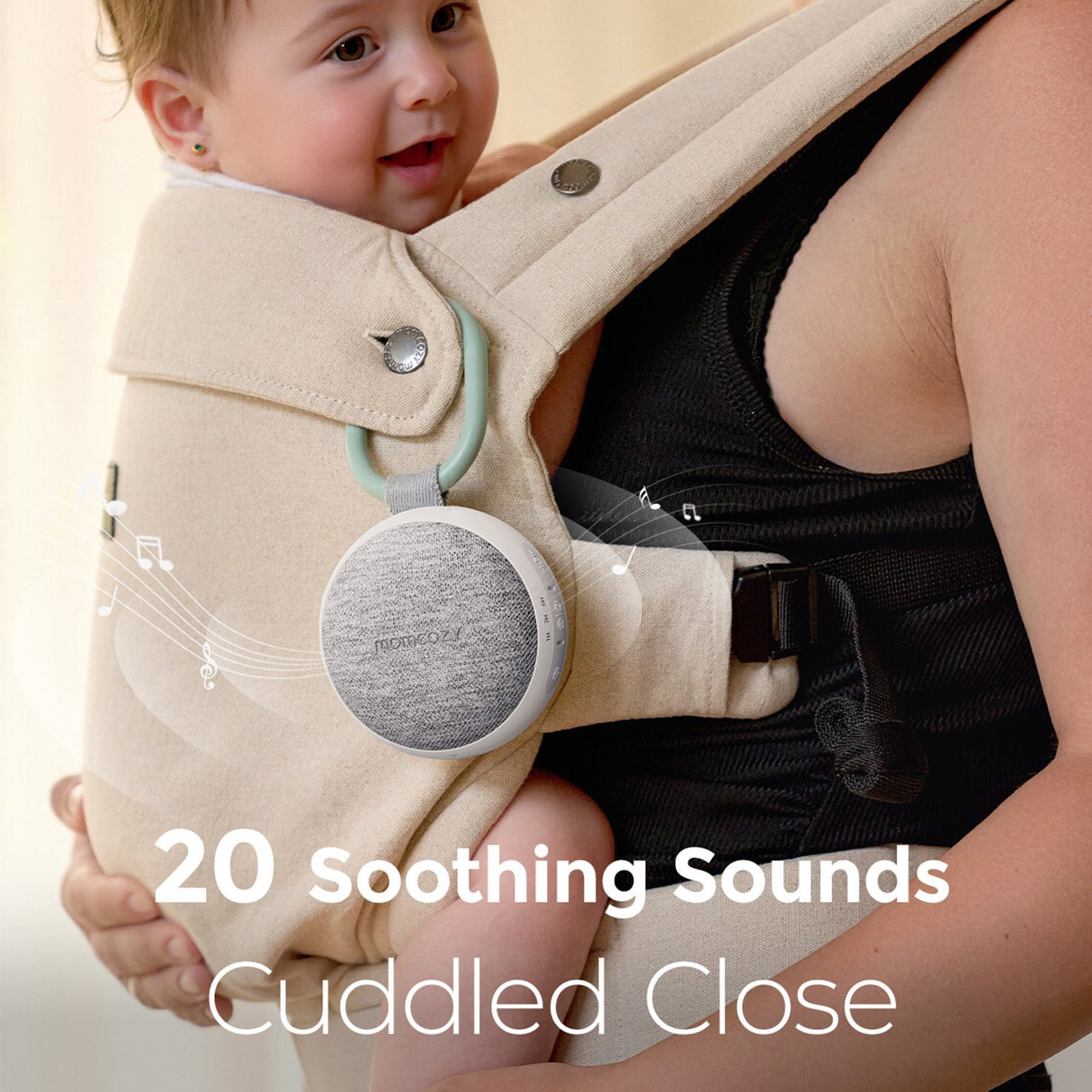 Momcozy Portable Sound Maskine Med Natlys