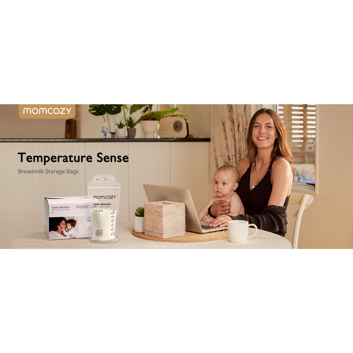 Momcozy Brystmælk Pose 120-Pack