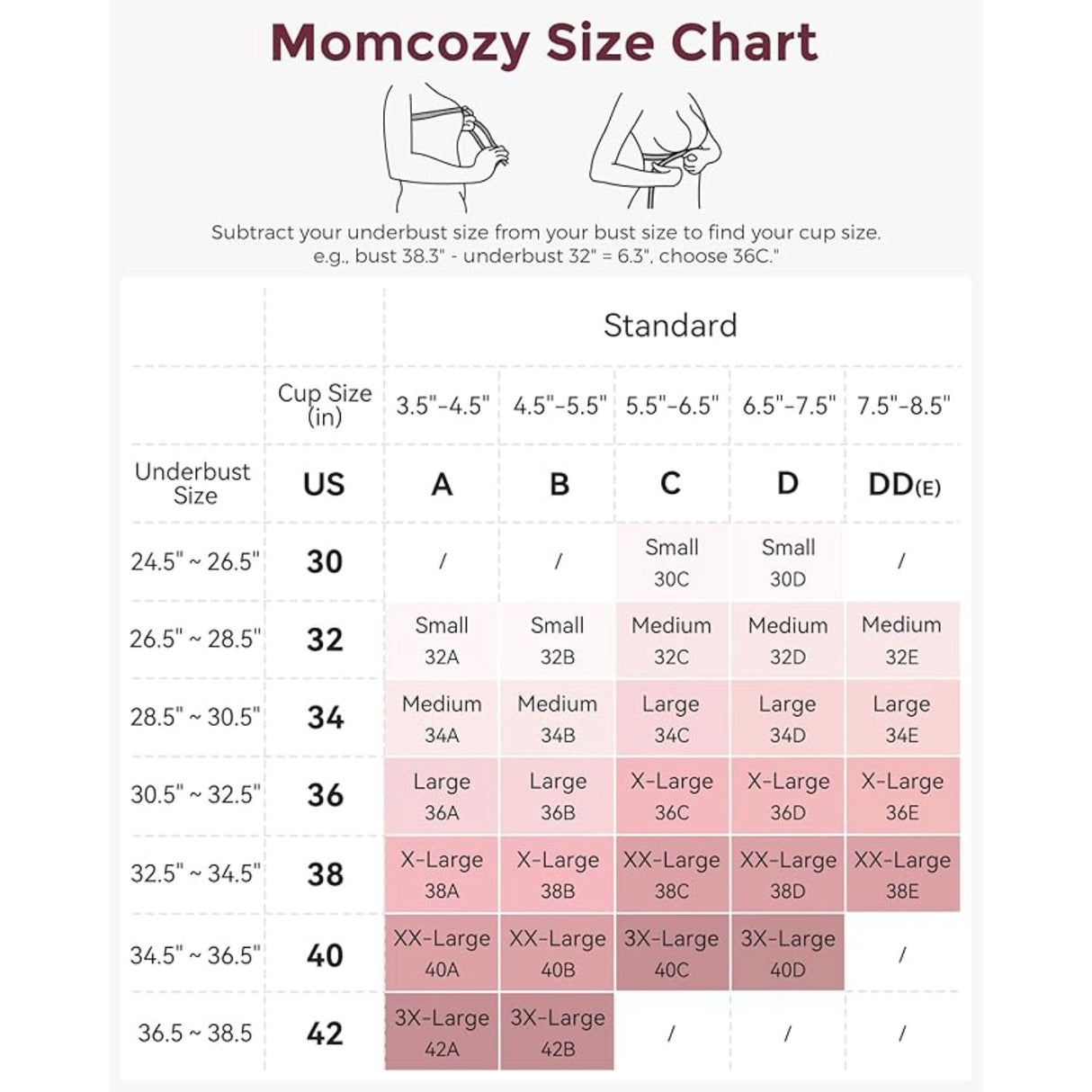 Momcozy Black YN21 Maternity Amme BH