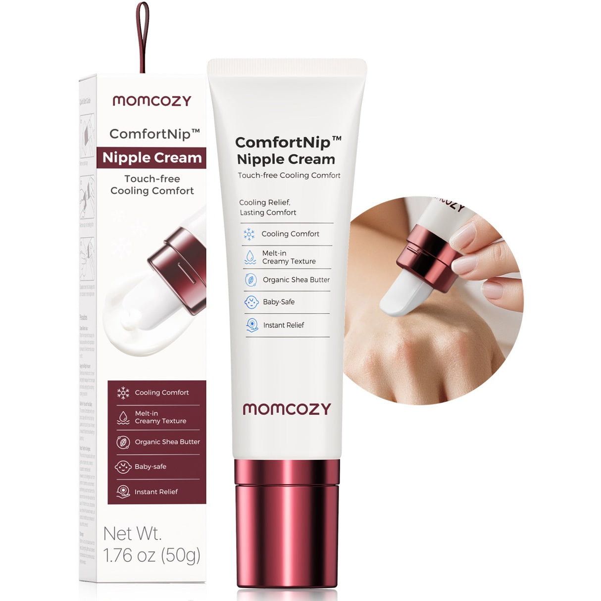 Momcozy 100% Natural Brystvorte Creme, Vegan Lanolin-free Brystvorte Butter