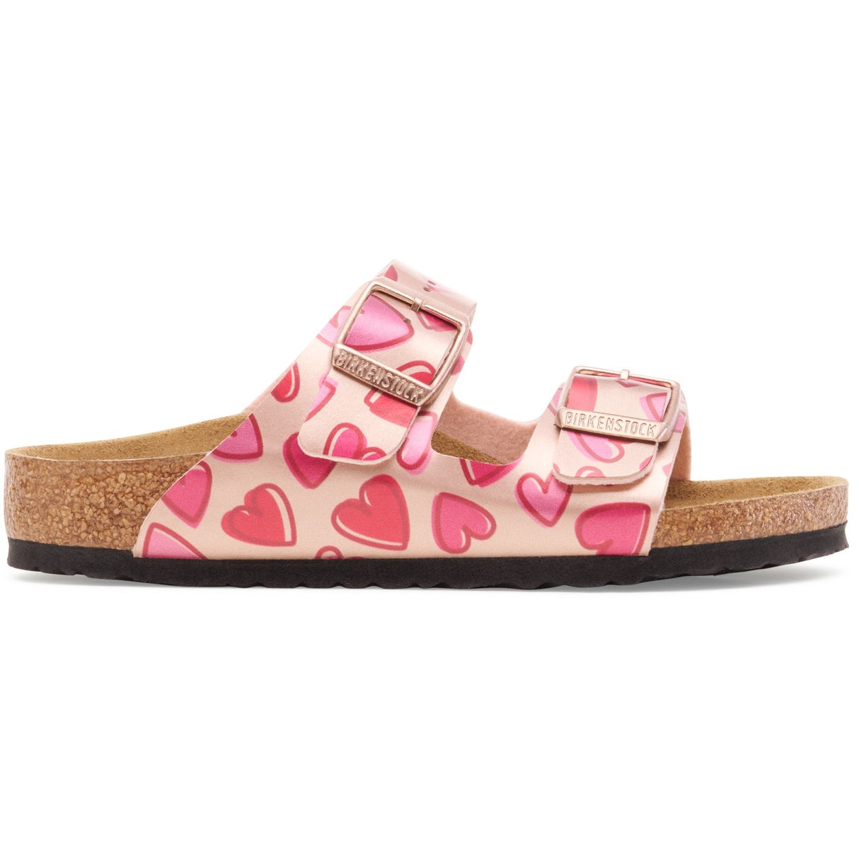 Birkenstock Hearts Copper Arizona Kids BF Elec. Met.