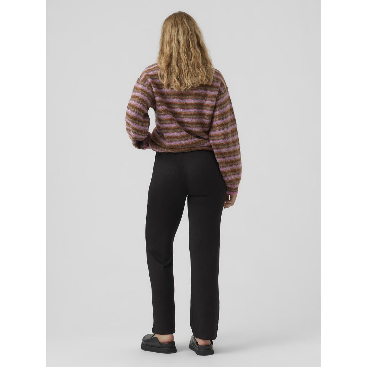 Vero Moda Maternity Black Vmmella Wide Flared Bukser Jrs Noos
