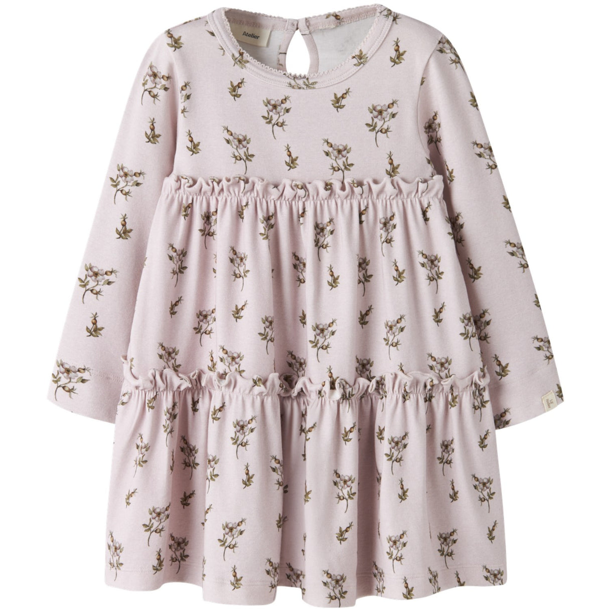 Lil'Atelier Hushed Violet Apple Rose Nmfgayo Sel Ls Kjole Lil