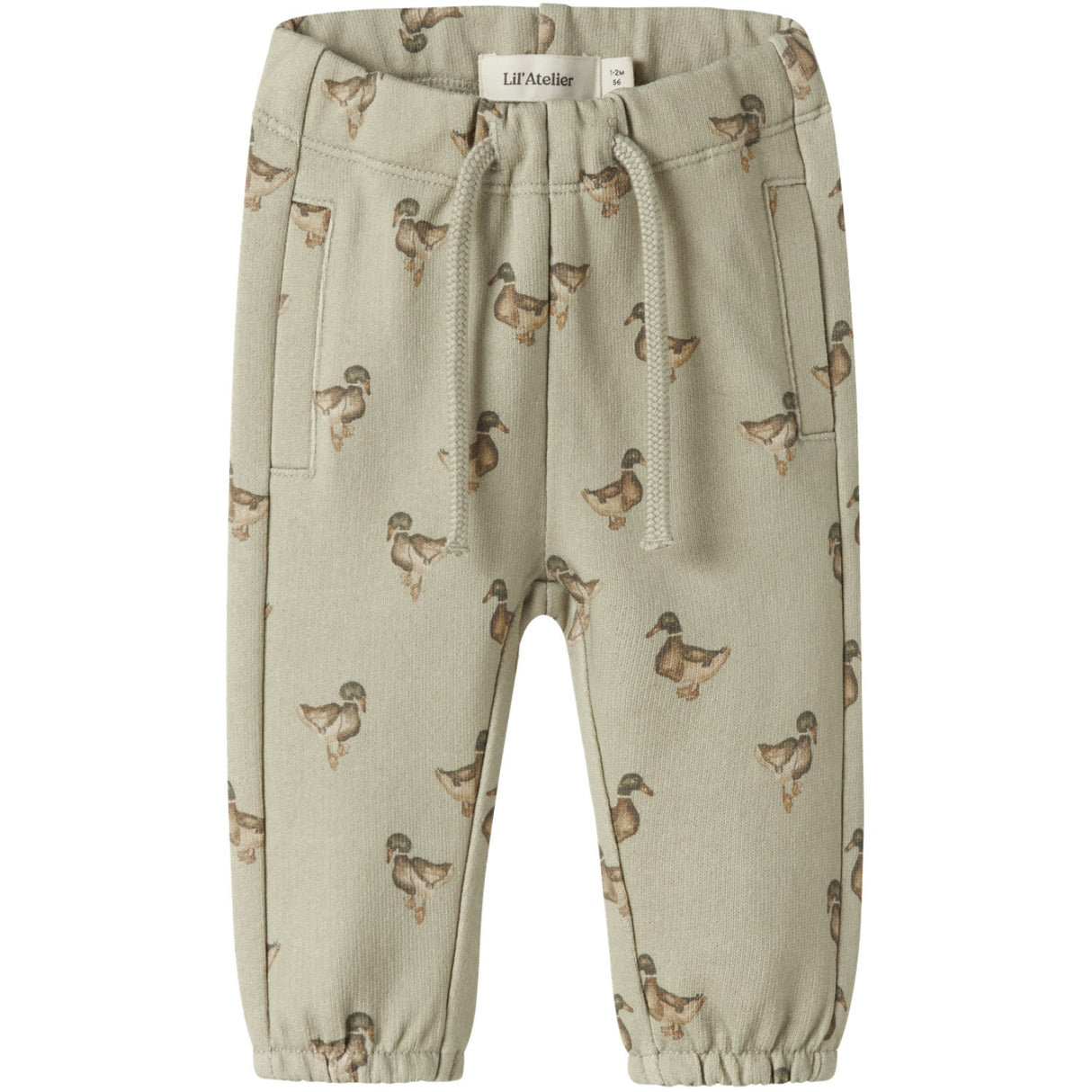 Lil'Atelier Moss Gray Duck Nbmjobo Akk Sweat Bukser Lil