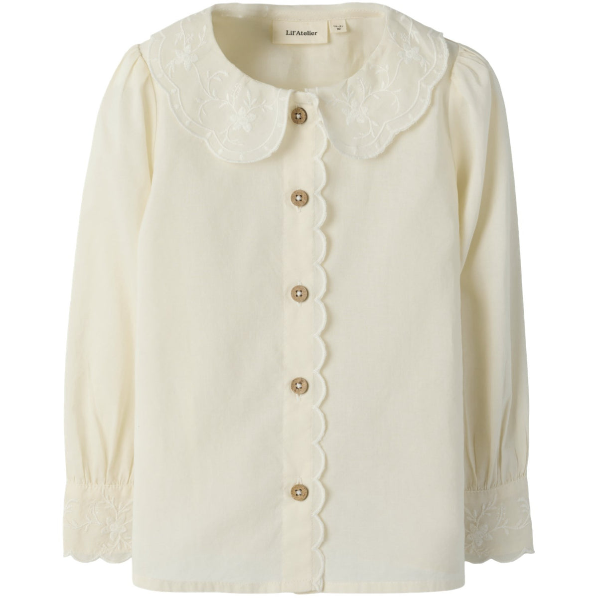Lil'Atelier Turtledove Nmfola Ls Loose Skjorte Lil