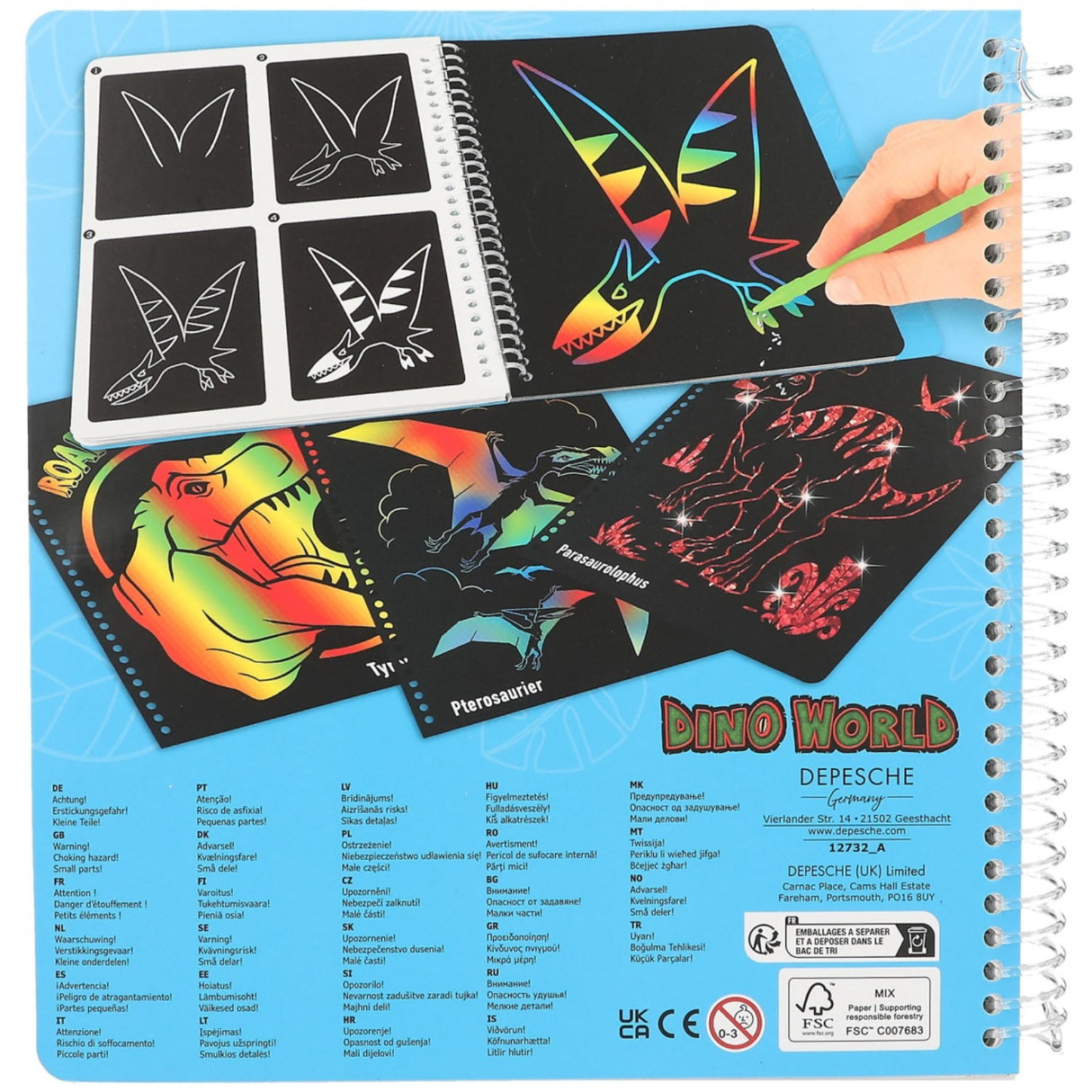 Dino World Magic Scratch Bog
