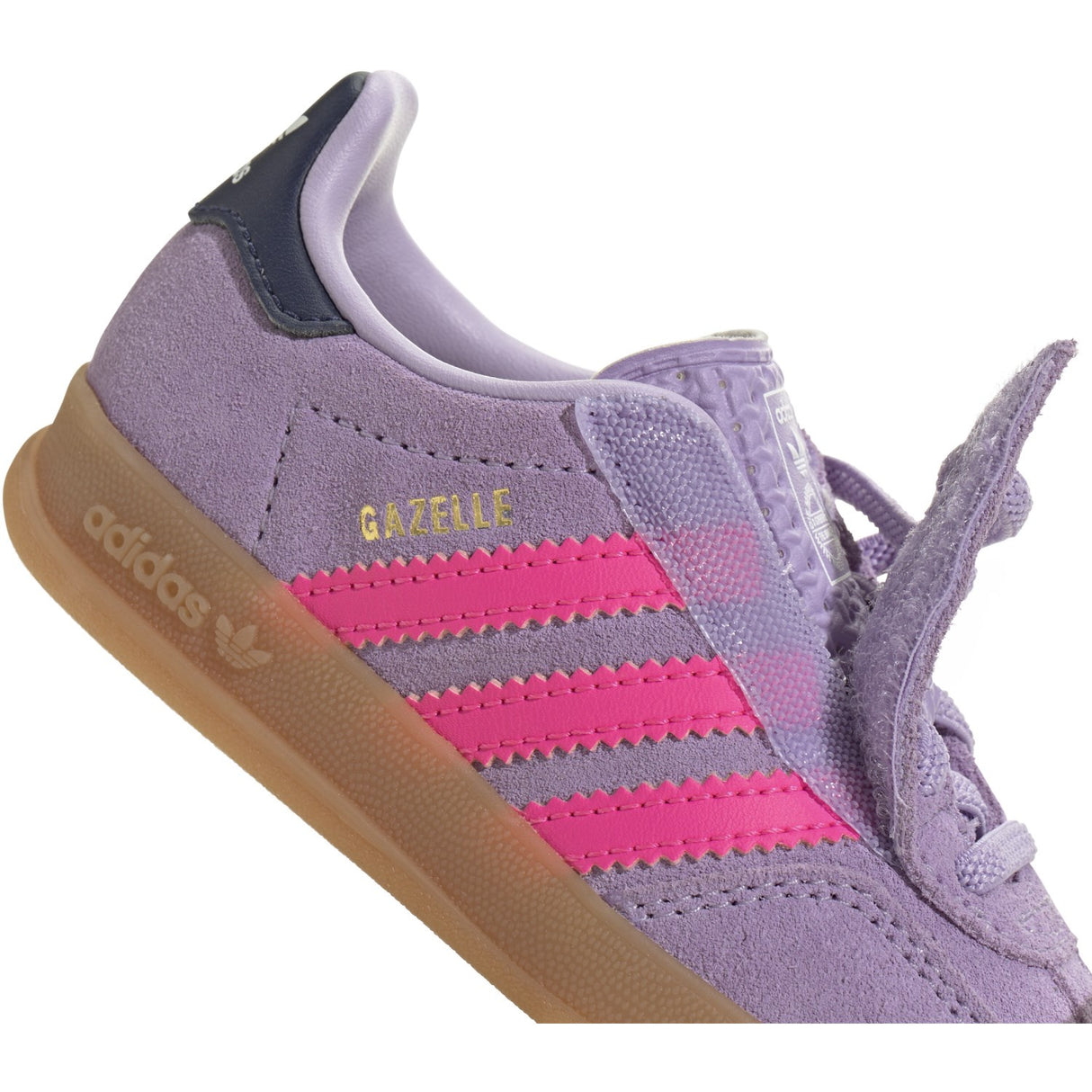 adidas Originals Powder Plum/Lucid Pink/Gum 2 Gazelle Indoor Cf El I Sneakers