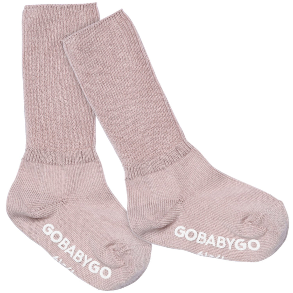 Gobabygo Alt Rosa Non Slip Strømper Organic Bomuld
