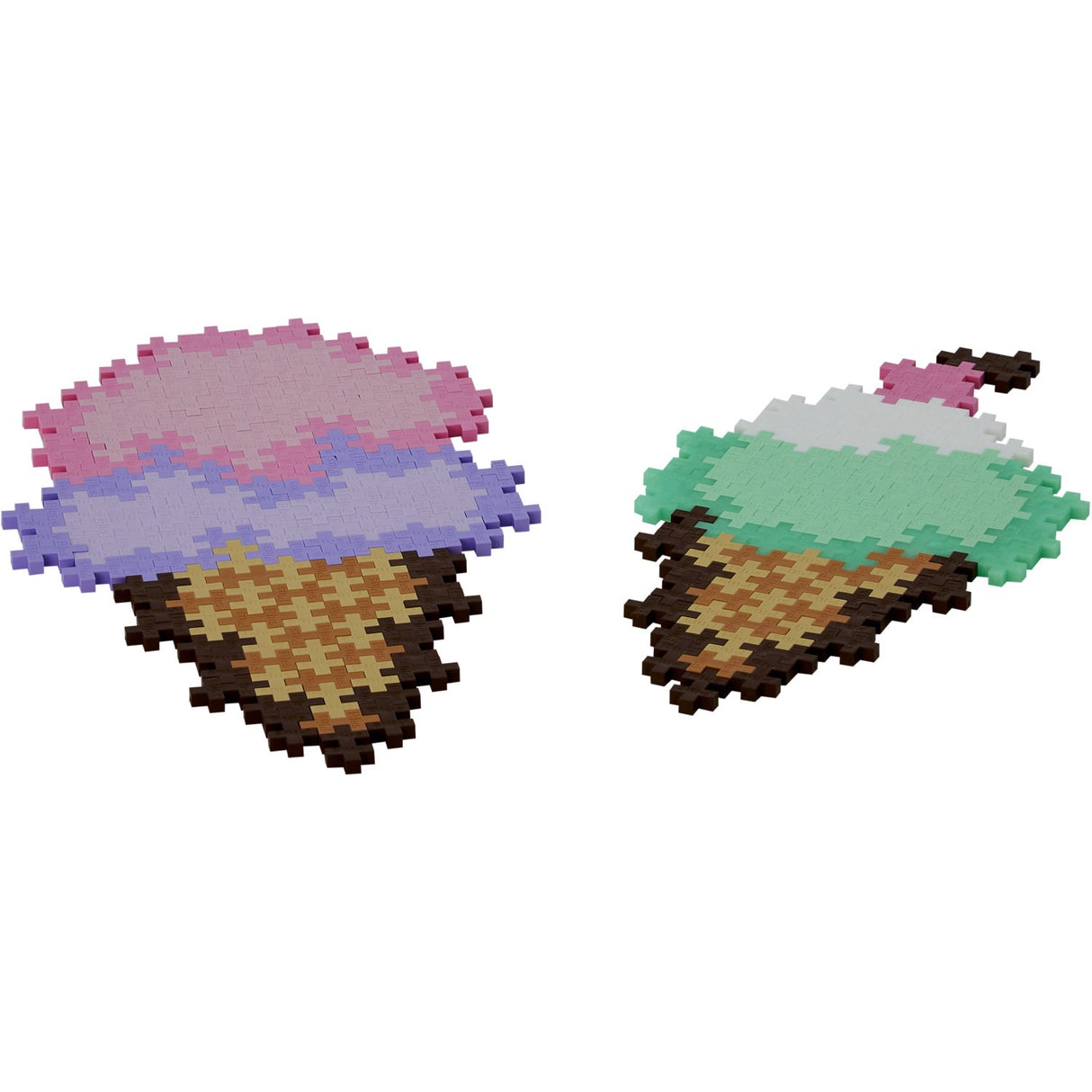 Plus-Plus Puslespil By Number Ice Cream Cones 250pcs