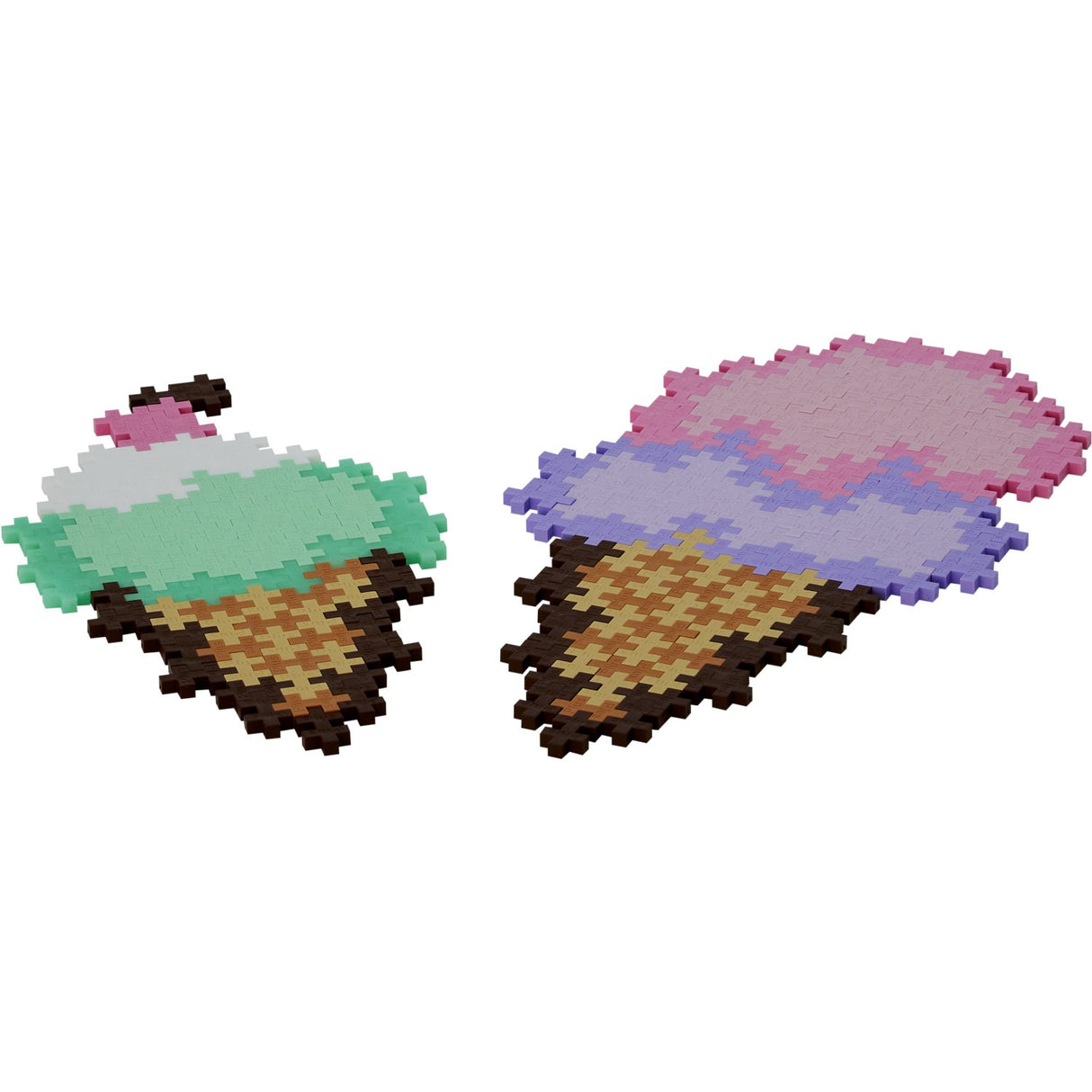 Plus-Plus Puslespil By Number Ice Cream Cones 250pcs
