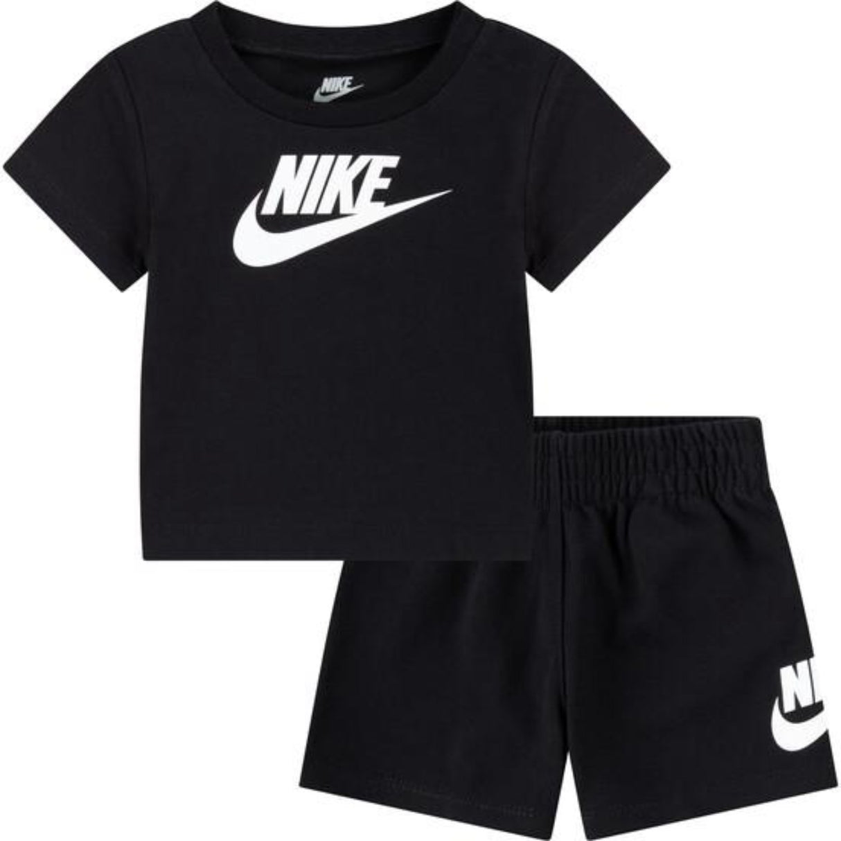NIKE Black Club T-Shirt Og Shorts Sæt