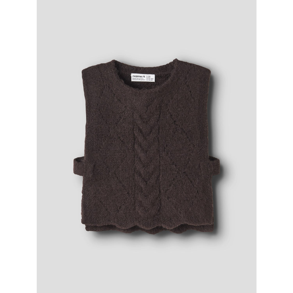 Name It Chocolate Plum Nmflea Strik Vest