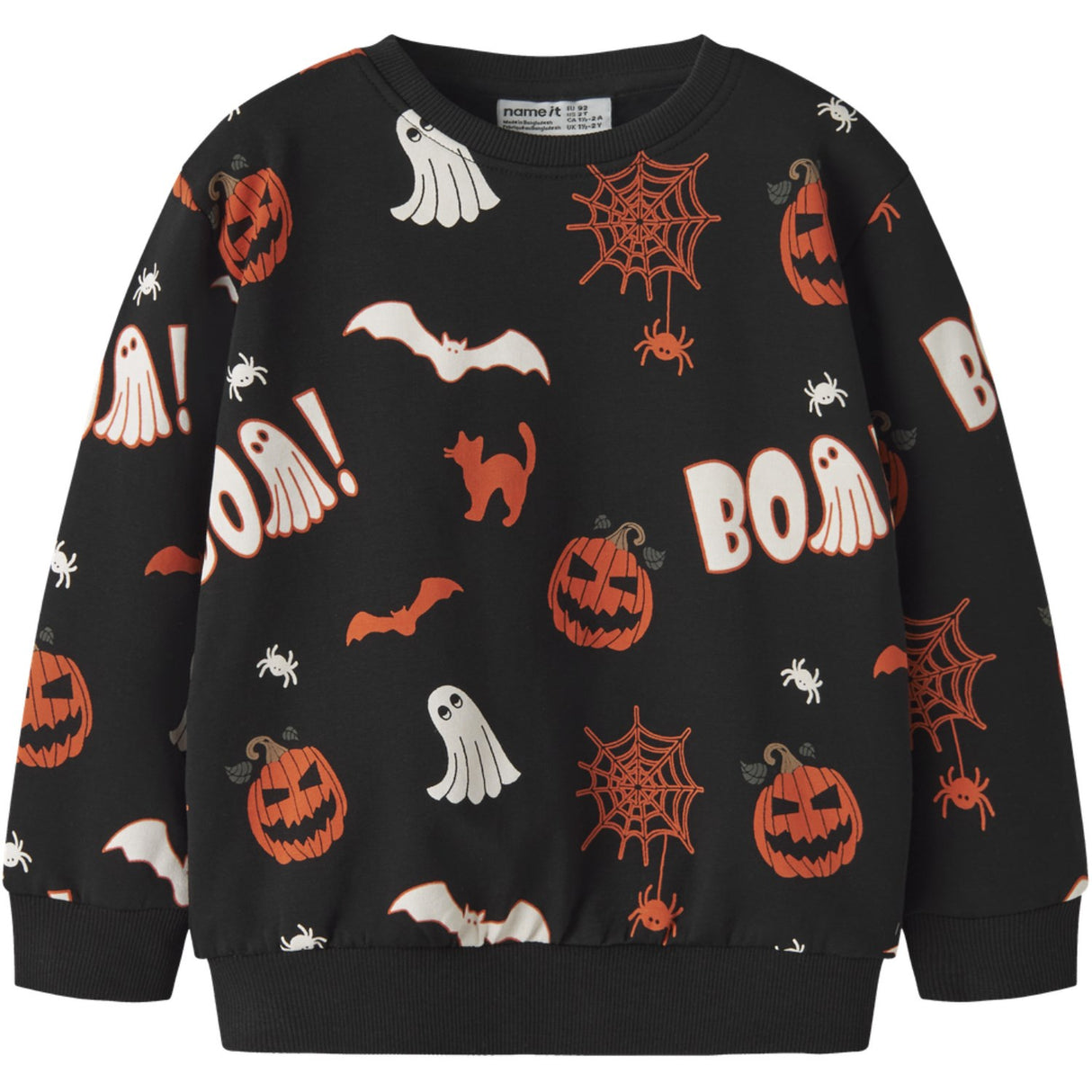 Name It Black Nmnovar Nreg Sweat Æske Bru