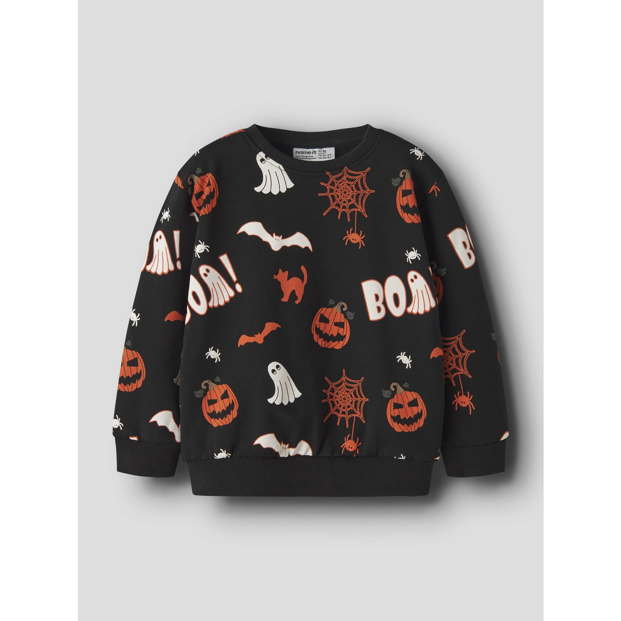 Name It Black Nmnovar Nreg Sweat Æske Bru
