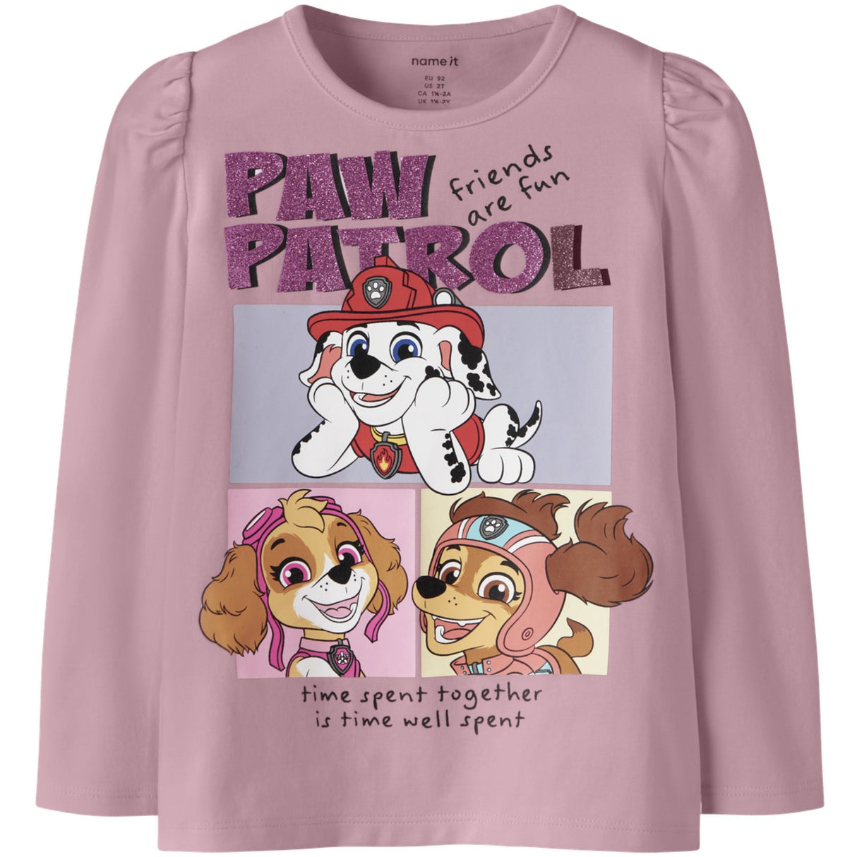 Name It Lilas Nmfarna Paw Ls Top Cplg