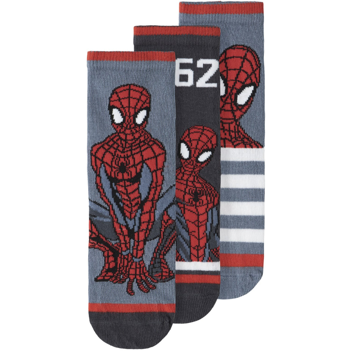 Name It Ombre Blue Nmmmandres Spider 3P Strømper Mar
