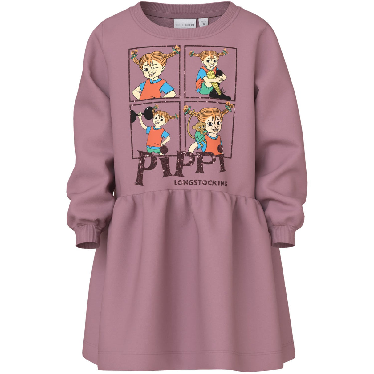 Name It Lilas Nmfasta Pippi Swe Kjole Æske Bru Sky