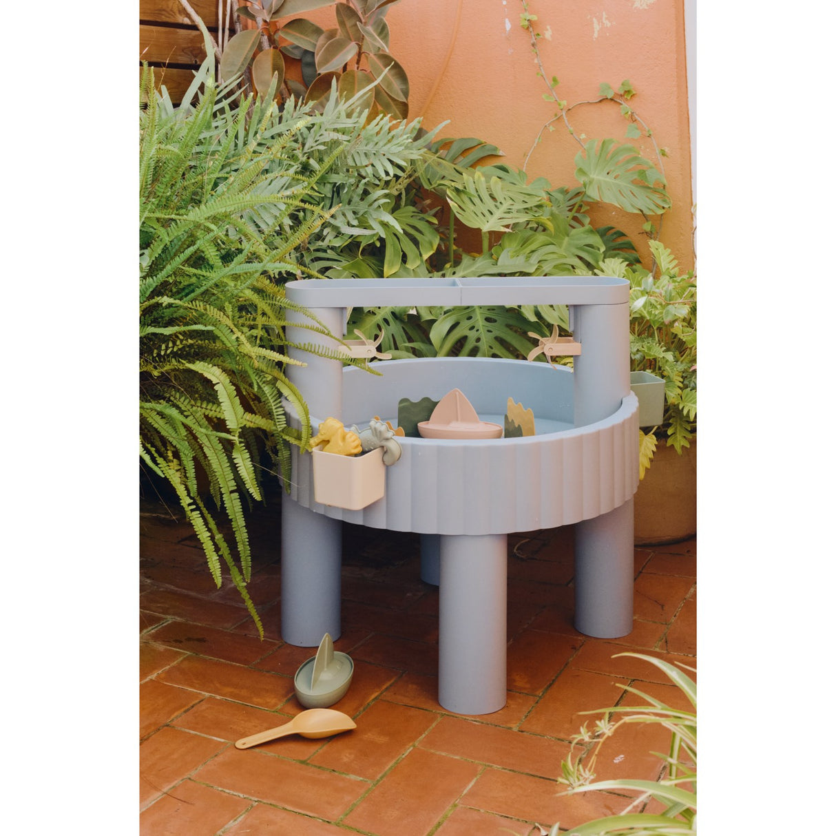 LIEWOOD Aktivitetsbord - Beach Blue / Multi Mix Sepp