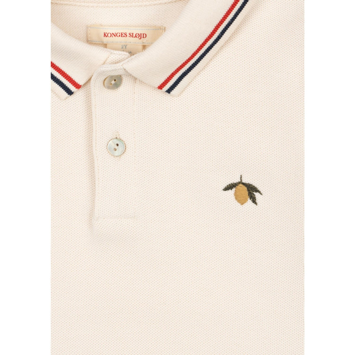 Konges Sløjd Antique White Florian Polo Skjorte Gots