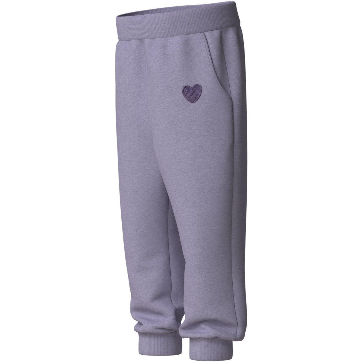 Name It Heirloom Lilac Heart Embroidery Nmfvima Nreg Swe Bukser Bru