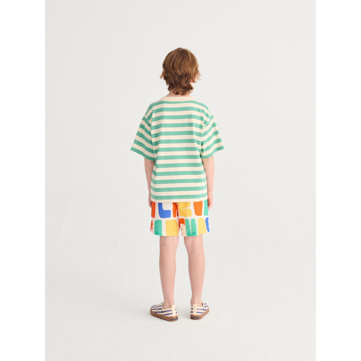 Bobo Choses Offwhite Bobo Choses Modern Striped T-Shirt