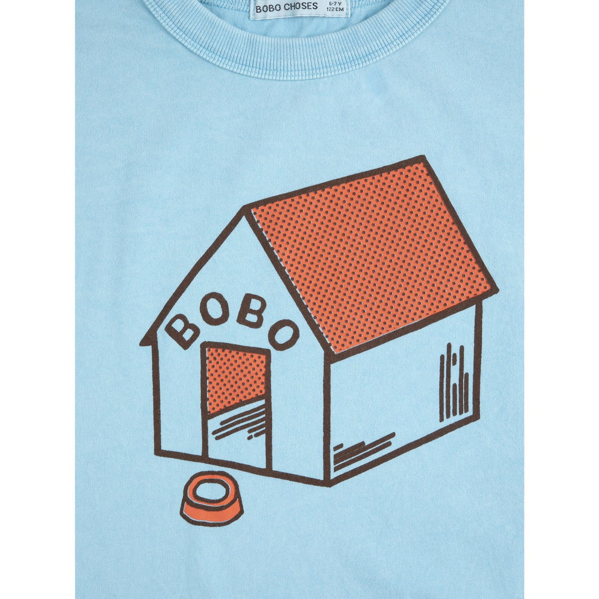 Bobo Choses Light Blue Pickles Is At Home T-Shirt