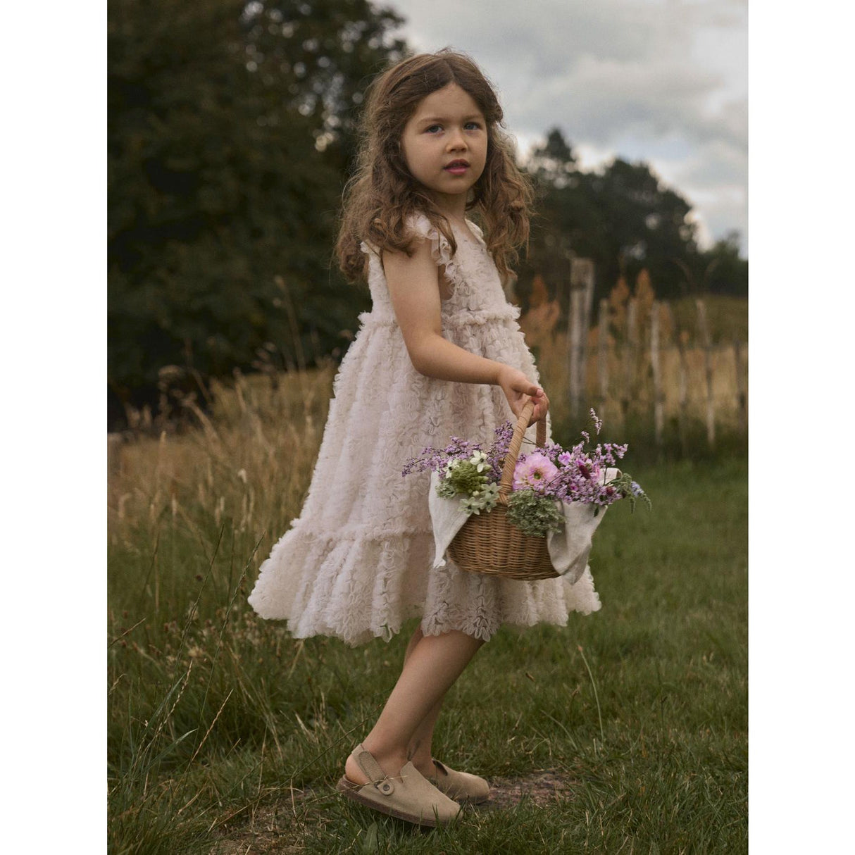 Lil'Atelier Pumice Stone Nmffauna Capsl Tyl Kjole Lil