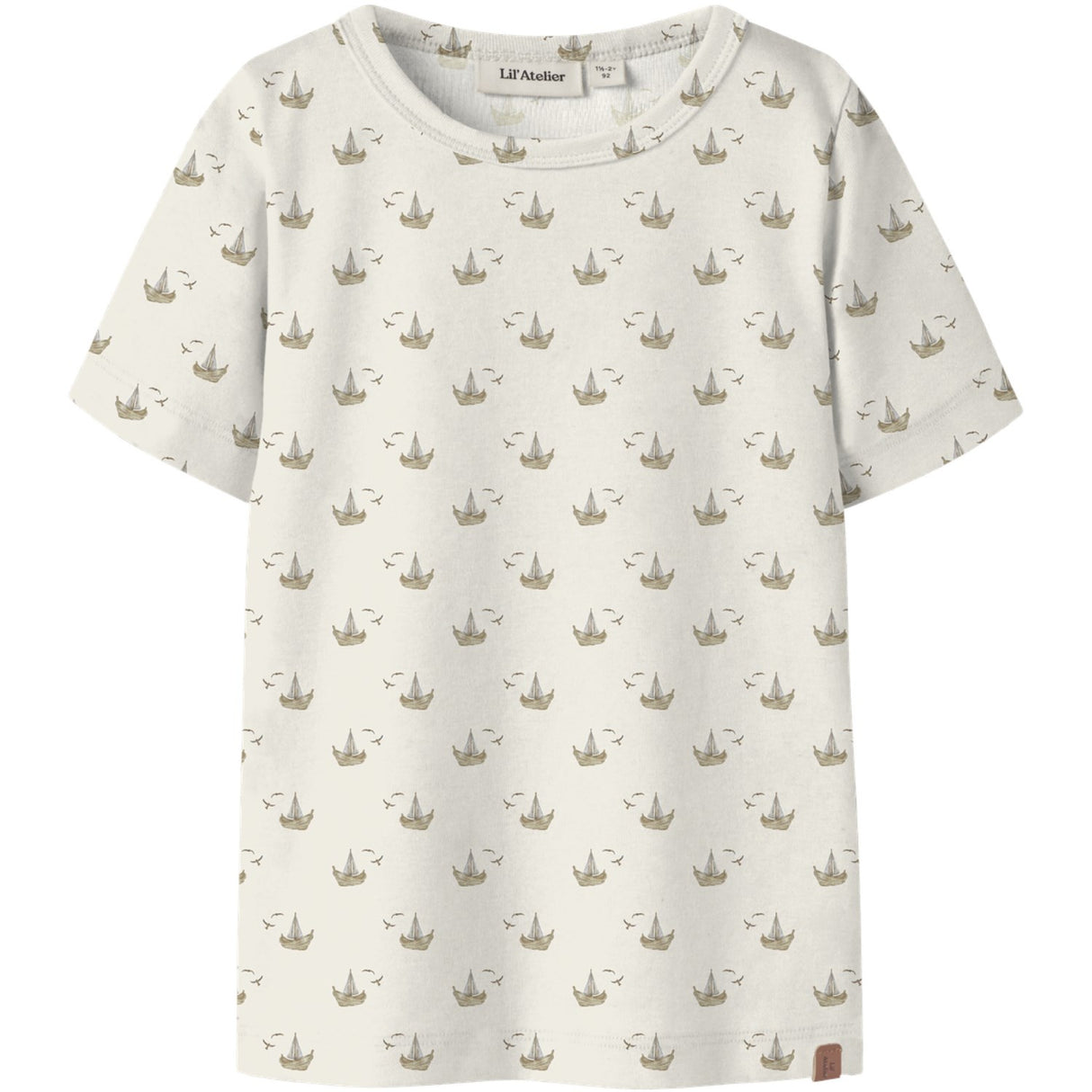 Lil'Atelier Coconut Milk Boat Nmmgayo Sor Ss Slim Top Lil