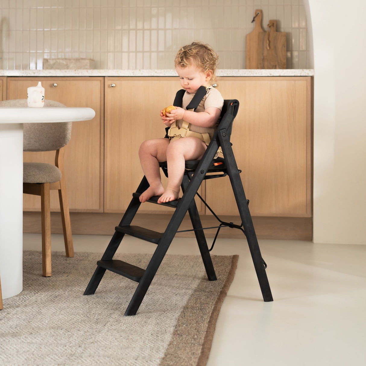 KAOS Charcoal Black KLAPP® Jr. Harness & Hynde Sæt