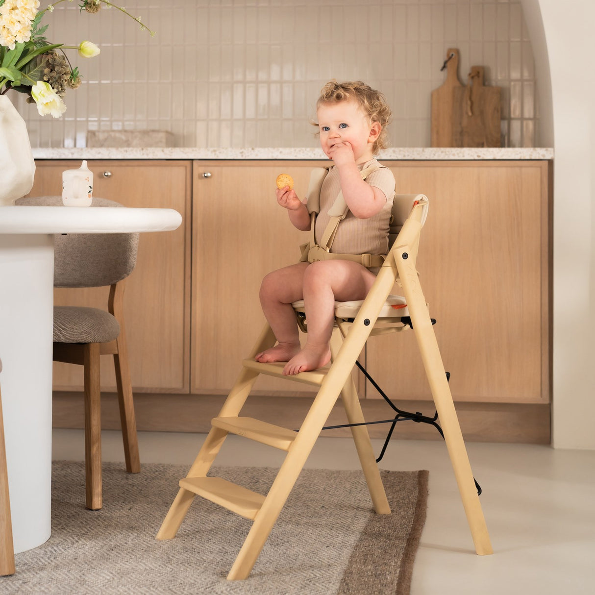 KAOS Desert Sand KLAPP® Jr. Harness & Hynde Sæt